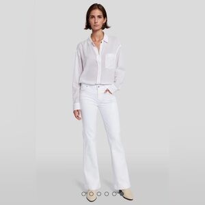 7 For All Mankind SLIM ILLUSION TAILORLESS DOJO IN LUXE WHITE